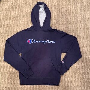 Champion Navy Pullover Hoodie
